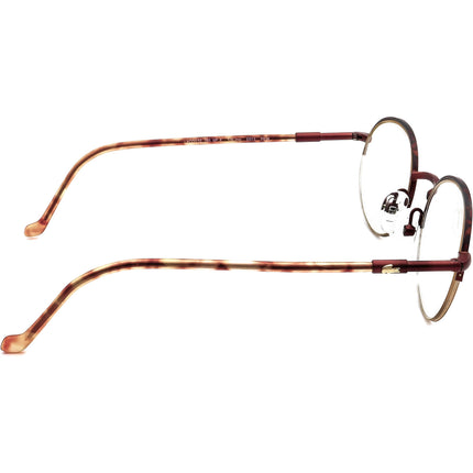 Lacoste Eyeglasses 785 BP E013 F638 Red Havana/Tortoise Half Rim Frame France 50[]21 135