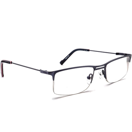 Lacoste Eyeglasses L2117 467 Slate Blue Half Rim Metal Frame 51[]19 140
