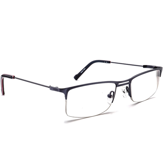 Lacoste Eyeglasses L2117 467 Slate Blue Half Rim Metal Frame 51[]19 140