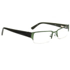 Lacoste Eyeglasses L2176 315 Green Half Rim Frame 53[]18 135