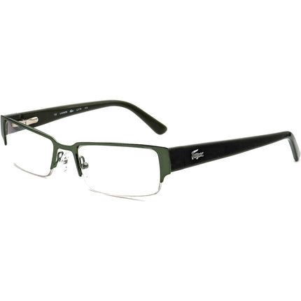 Lacoste Eyeglasses L2176 315 Green Half Rim Frame 53[]18 135