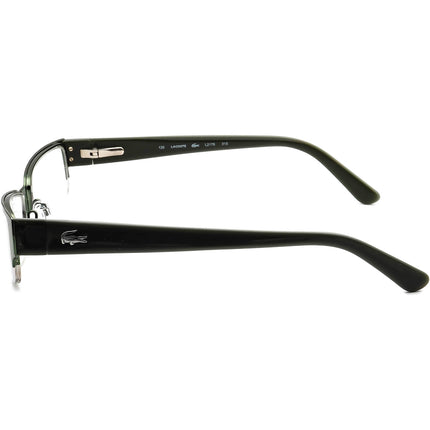 Lacoste Eyeglasses L2176 315 Green Half Rim Frame 53[]18 135