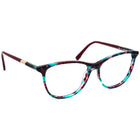 Lacoste Women's Eyeglasses L2822 444 Spotted Aqua Cyclamen Square Frame 53[]14 140