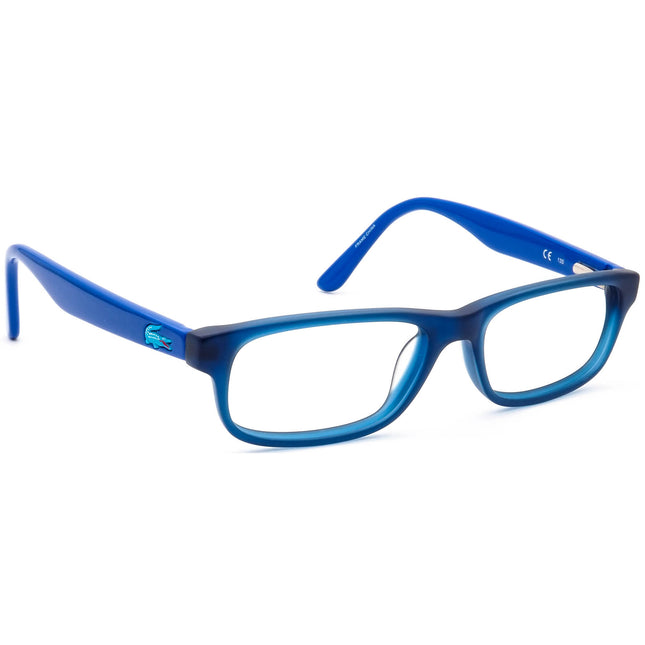 Lacoste Small Eyeglasses L3605 424 Blue Rectangular Frame 48[]15 135