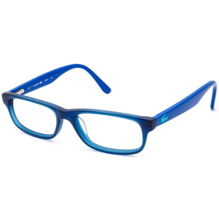 Lacoste Small Eyeglasses L3605 424 Blue Rectangular Frame 48[]15 135