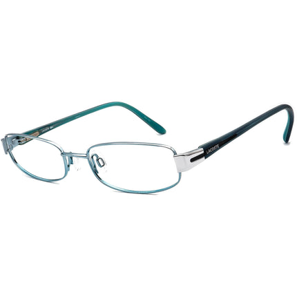 Lacoste Women's Eyeglasses LA12211 BL Blue Rectangular Frame 50[]17 135