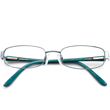 Lacoste Women's Eyeglasses LA12211 BL Blue Rectangular Frame 50[]17 135