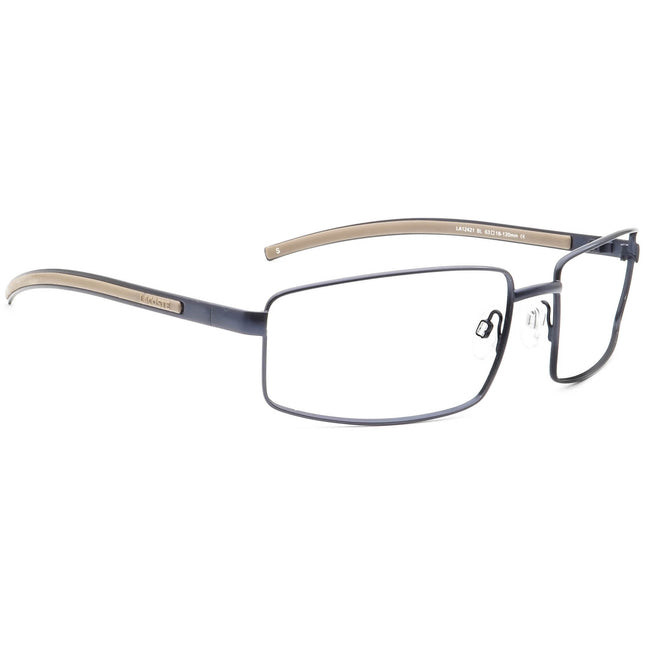 Lacoste Men's Sunglasses LA12421 BL Blue Wrap 63 mm