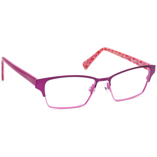 Lafont - Issy & La Women's Eyeglasses Hanae 733 Purple & Pink Semi Cat Eye Frame France 51[]16 140