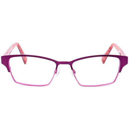 Lafont - Issy & La Women's Eyeglasses Hanae 733 Purple & Pink Semi Cat Eye Frame France 51[]16 140