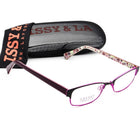 Lafont - Issy & La Women's Eyeglasses Lovely 445 Black&Purple B-Shape Frame France 50[]17 140