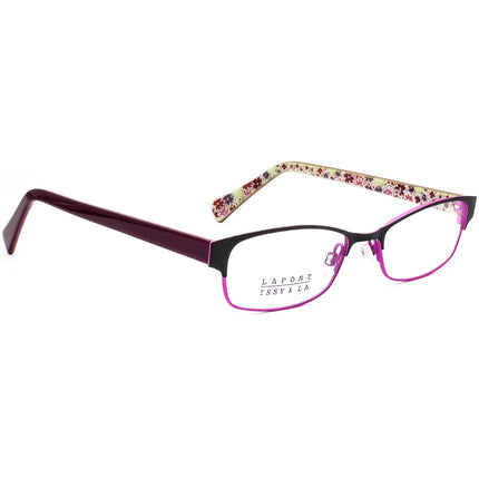 Lafont - Issy & La Women's Eyeglasses Lovely 445 Black&Purple B-Shape Frame France 50[]17 140