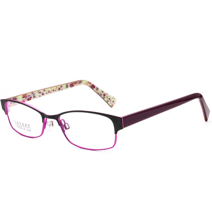 Lafont - Issy & La Women's Eyeglasses Lovely 445 Black&Purple B-Shape Frame France 50[]17 140