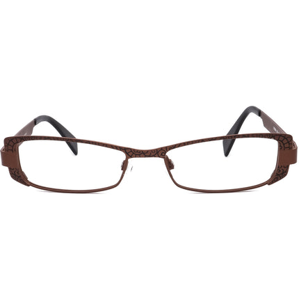 Lafont - Issy & La Women's Eyeglasses Sonia 574 Brown Rectangular Metal Frame France 51[]16 135