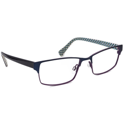 Lafont - Issy & La Women's Eyeglasses Ichiro 333 Blue & Purple Rectangular Frame France 53[]17 145