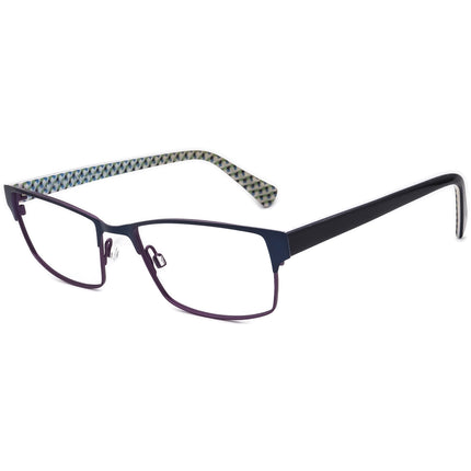 Lafont - Issy & La Women's Eyeglasses Ichiro 333 Blue & Purple Rectangular Frame France 53[]17 145