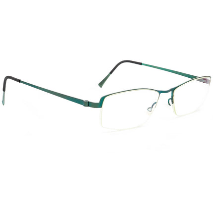 Lindberg Eyeglasses No.097/4C31 7175 Col. 117 Strip Titanium Green Half Rim Frame 51[]16 150