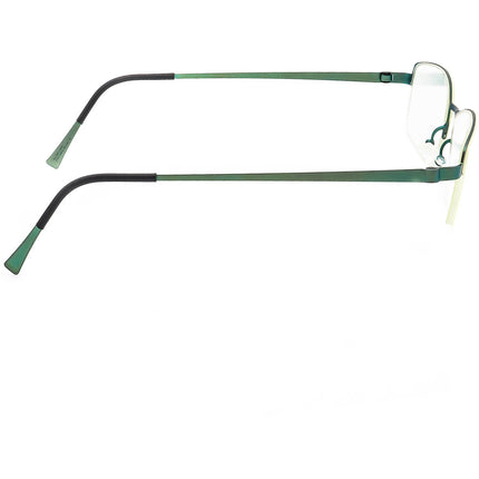 Lindberg Eyeglasses No.097/4C31 7175 Col. 117 Strip Titanium Green Half Rim Frame 51[]16 150