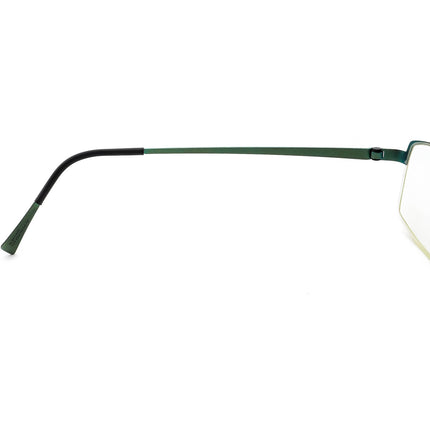Lindberg Eyeglasses No.097/4C31 7175 Col. 117 Strip Titanium Green Half Rim Frame 51[]16 150