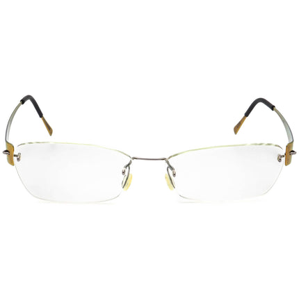 Lindberg Women's Eyeglasses No.502599039 Col.P70 Gunmetal/Rose Gold Prism Rimless Frame Denmark 50[]19 125