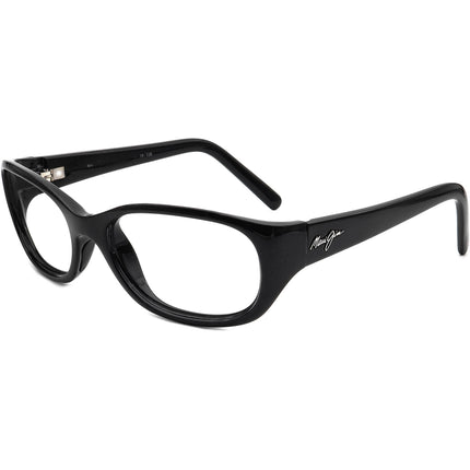 Maui Jim Women's Sunglasses Kuiaha Bay Black Wrap Italy 56 mm