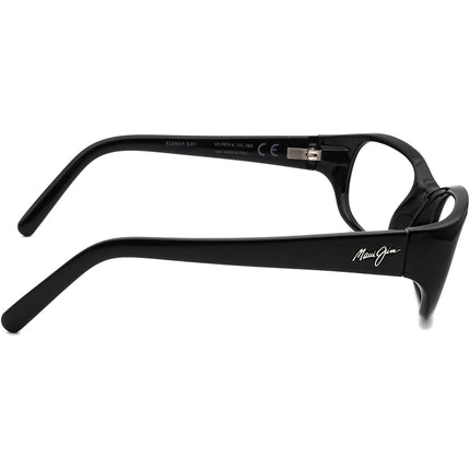 Maui Jim Women's Sunglasses Kuiaha Bay Black Wrap Italy 56 mm