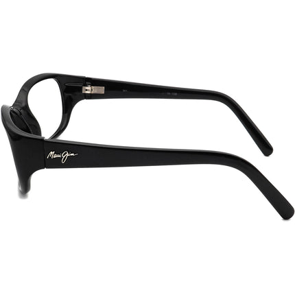 Maui Jim Women's Sunglasses Kuiaha Bay Black Wrap Italy 56 mm