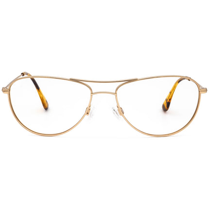 Maui Jim Women's MJ-245-16 Baby Beach Titanium Polished Gold Aviator Japan 56 mm Handmade