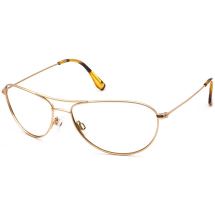 Maui Jim Women's MJ-245-16 Baby Beach Titanium Polished Gold Aviator Japan 56 mm Handmade
