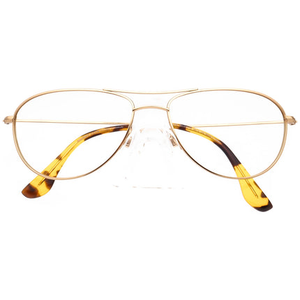 Maui Jim Women's MJ-245-16 Baby Beach Titanium Polished Gold Aviator Japan 56 mm Handmade