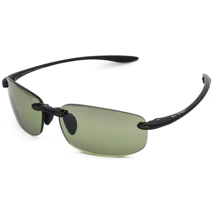Maui Jim Men's Rx Sunglasses Frame Only MJ-907N-02 Ho'okipa MJ Sport Gloss Black Rimless Japan 64 mm