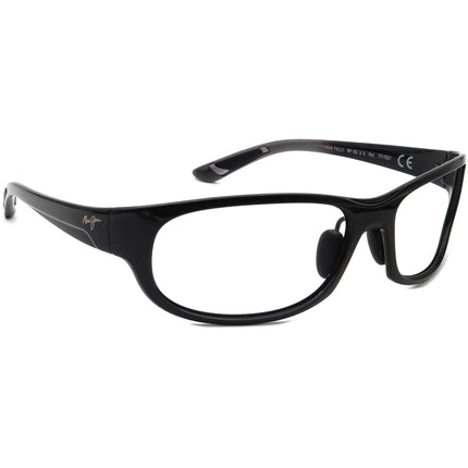 Maui Jim Sunglasses MJ417-02J Twin Falls MP-BG Glossy Black Wrap Japan 63 mm