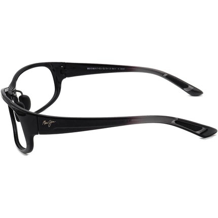 Maui Jim Sunglasses MJ417-02J Twin Falls MP-BG Glossy Black Wrap Japan 63 mm