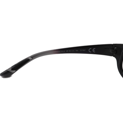 Maui Jim Sunglasses MJ417-02J Twin Falls MP-BG Glossy Black Wrap Japan 63 mm