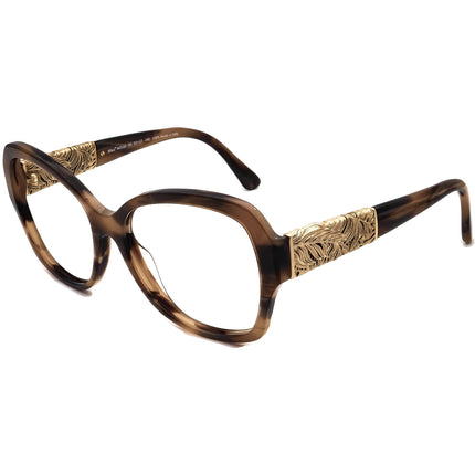 Maui Jim Women's Sunglasses MJ530-93 Swaying Palms STG-SG Brown Marble/Gold Square Italy 57 mm