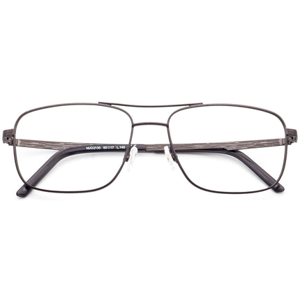 Maui Jim Eyeglasses MJO2130-81M Matte Dark Gunmetal Pilot Metal Frame Italy 55[]17 145