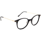 Maui Jim Eyeglasses MJO2413-2M Matte Black with Gold Temples Round Frame Italy 48[]21 140