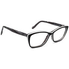 Maui Jim Women's Eyeglasses MJO 2113-02D Black White Grey Pearl Rectangular Frame Italy 53[]14 135