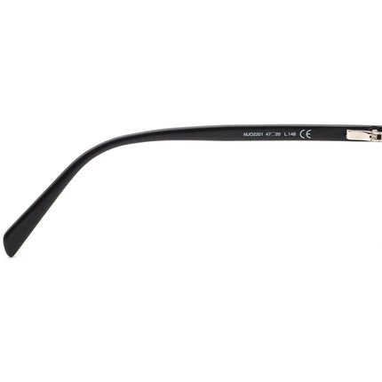 Maui Jim Eyeglasses MJO 2201-02 Gloss Black Round Frame Japan 47[]20 148