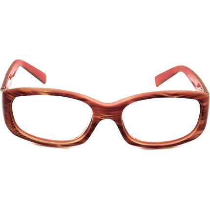 Maui Jim Women's Sunglasses MJ 219-12 Punchbowl Woody Brown on Pink Rectangular Italy 54 mm