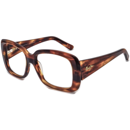 Maui Jim Women's Sunglasses MJ 239- 10K Tortoise Rectangular Italy 55.5 mm
