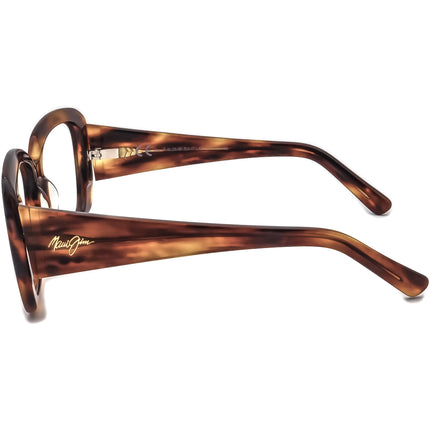 Maui Jim Women's Sunglasses MJ 239- 10K Tortoise Rectangular Italy 55.5 mm