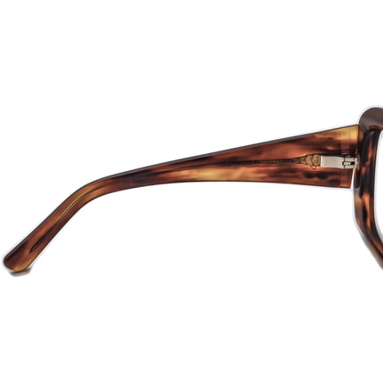 Maui Jim Women's Sunglasses MJ 239- 10K Tortoise Rectangular Italy 55.5 mm