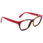 Maui Jim Women's Eyeglasses MJ 2401-66 Tortoise with Red Rectangular Frame Italy 52[]16 140