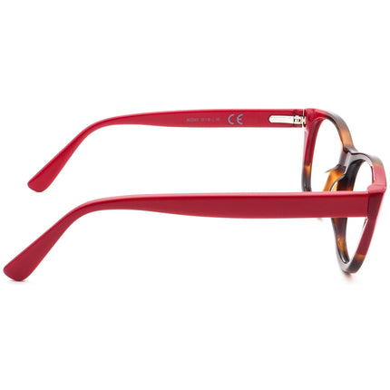 Maui Jim Women's Eyeglasses MJ 2401-66 Tortoise with Red Rectangular Frame Italy 52[]16 140