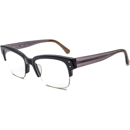 Michael Kors Eyeglasses MK283M 001 Black/Gray Gradient Half Rim Frame 51[]19 140