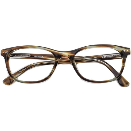 Michael Kors Eyeglasses MK285 075 Brown&Gray Horn Horn Rim Frame 50[]19 140