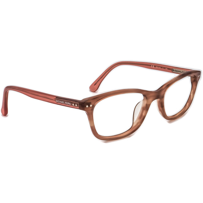 Michael Kors Women's Eyeglasses MK285 629 Pink Horn Rectangular Frame 50[]19 140