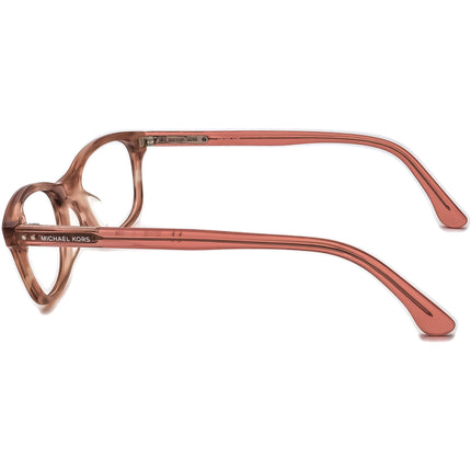 Michael Kors Women's Eyeglasses MK285 629 Pink Horn Rectangular Frame 50[]19 140