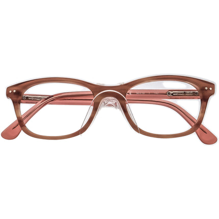 Michael Kors Women's Eyeglasses MK285 629 Pink Horn Rectangular Frame 50[]19 140